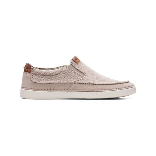 Clarks Men's Gereld Step Slip On Stone Combination