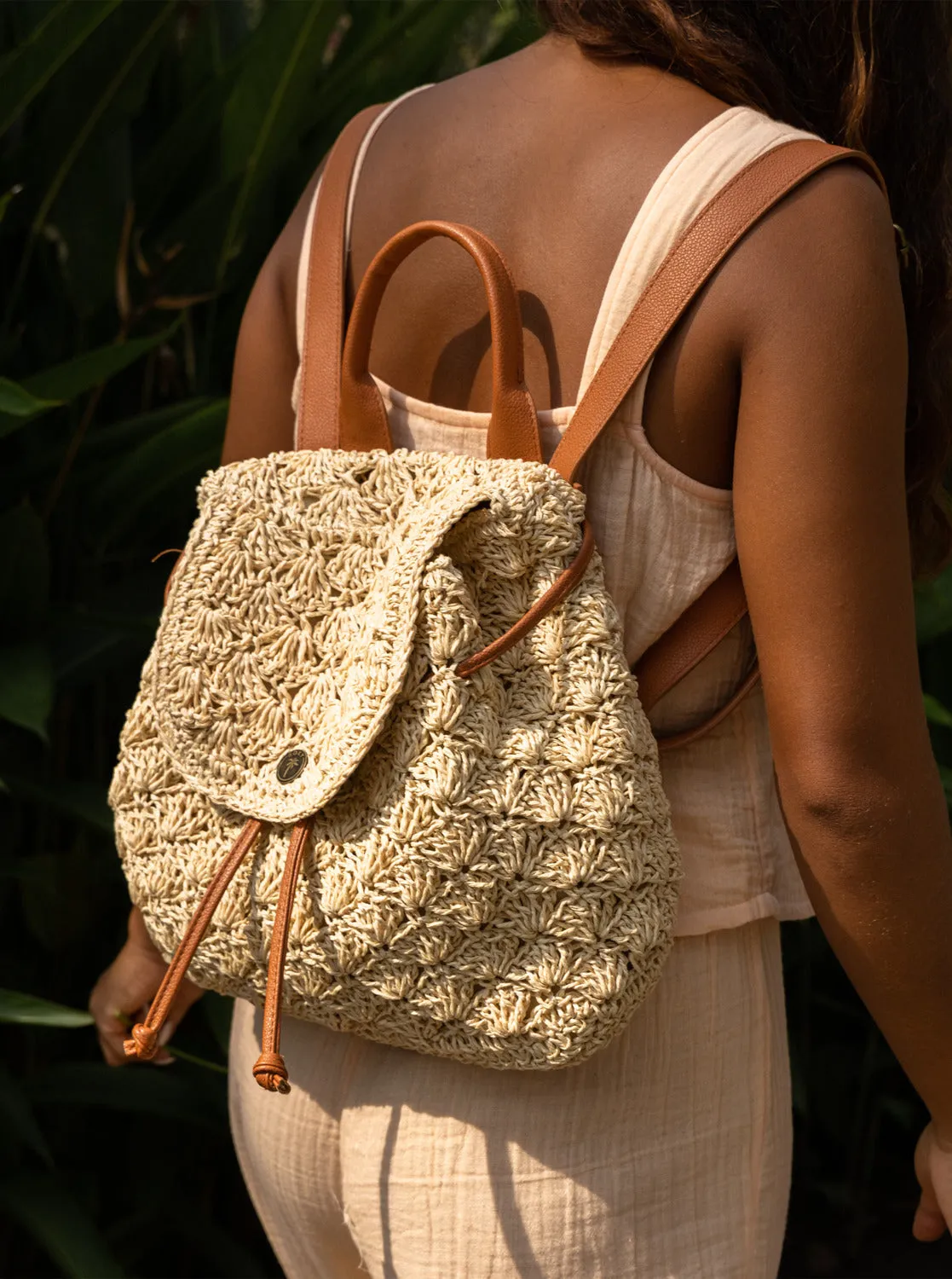 Coco Passion Beach Backpack - Natural