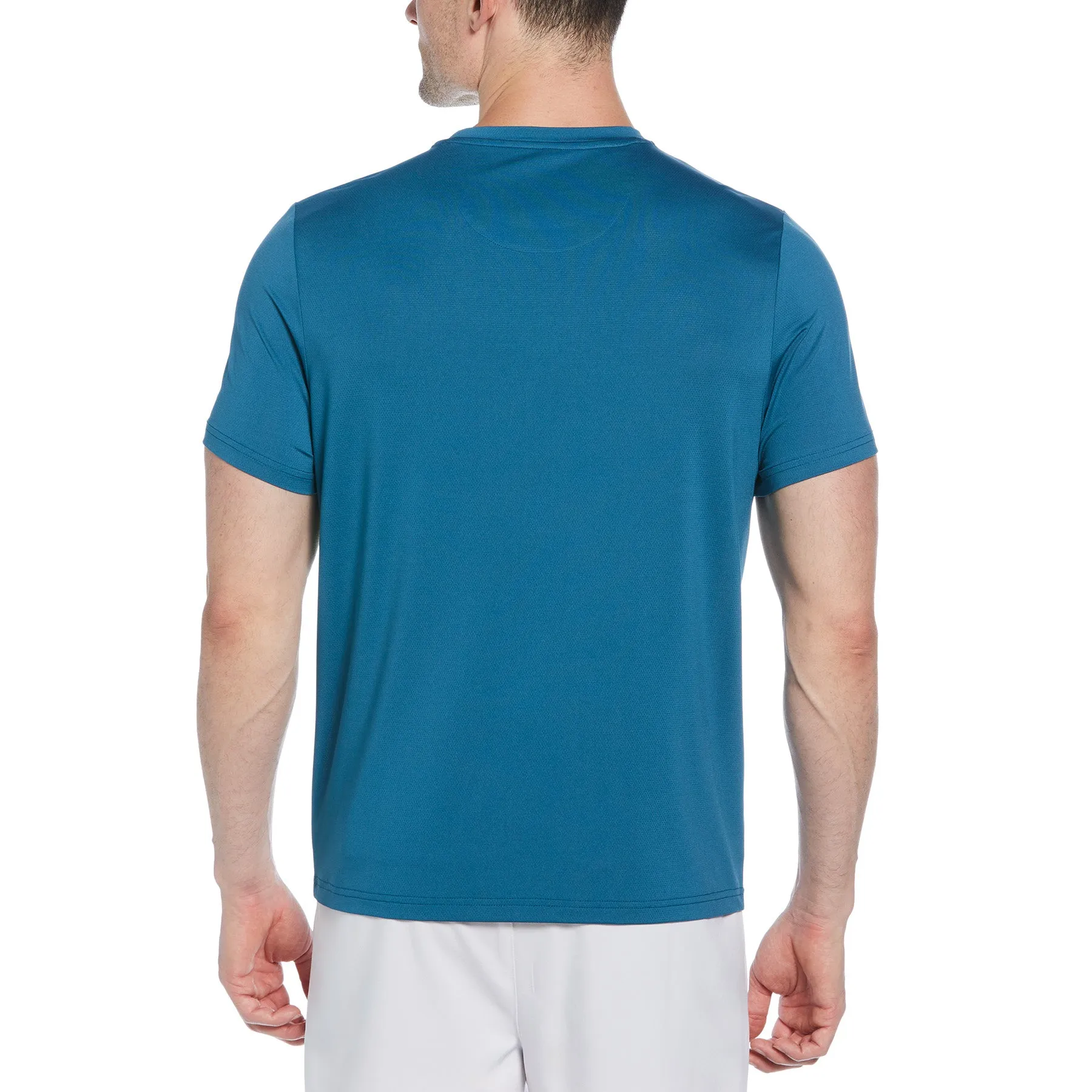 Colour Block Performance Tennis T-Shirt In Corsair