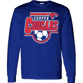 Cooper Cougars - Soccer Long Sleeve T-Shirt