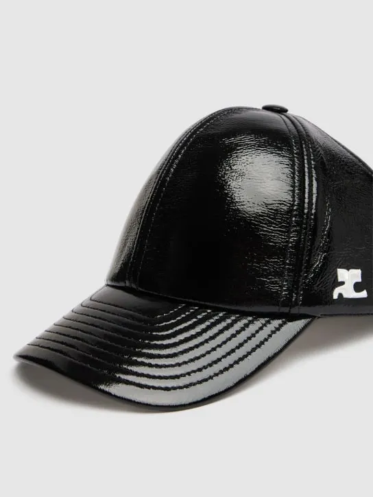 Courreges   Reedition vinyl baseball cap 