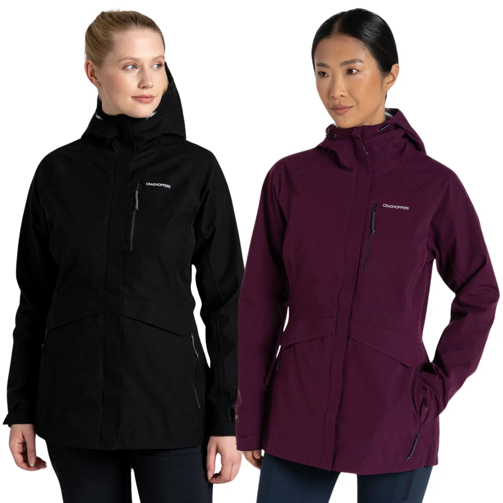 Craghoppers Womens Caldbeck Hooded Waterproof Jacket