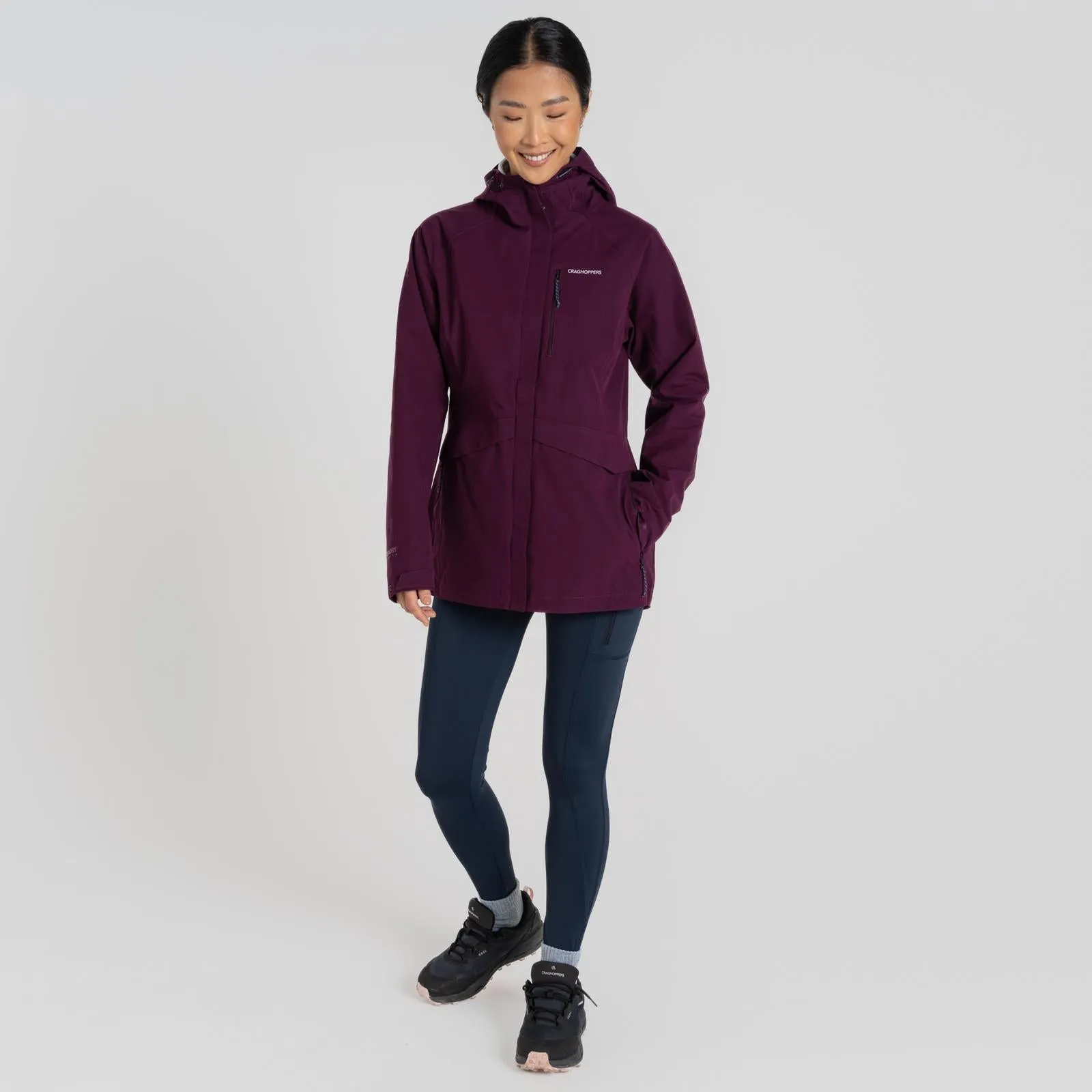 Craghoppers Womens Caldbeck Hooded Waterproof Jacket