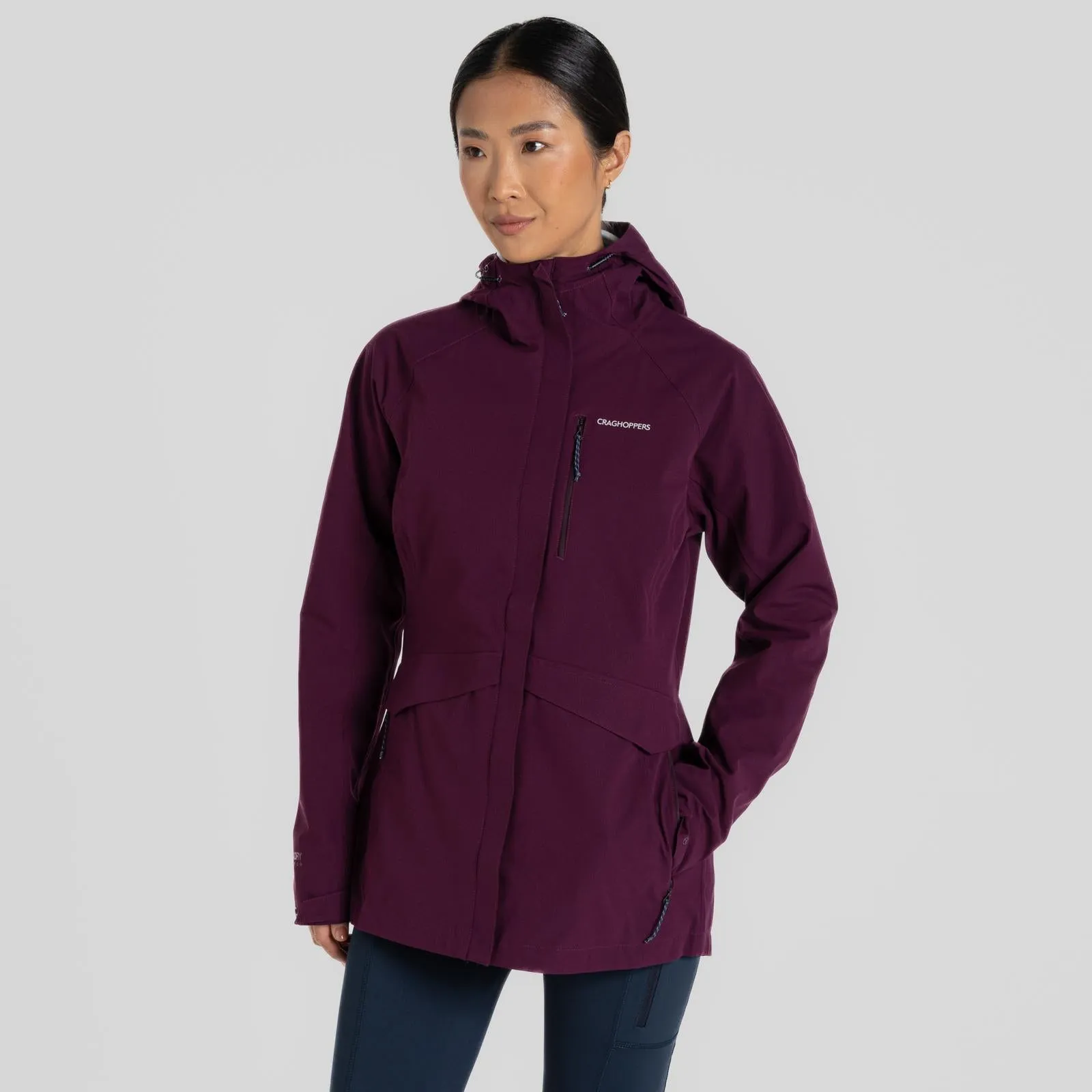 Craghoppers Womens Caldbeck Hooded Waterproof Jacket