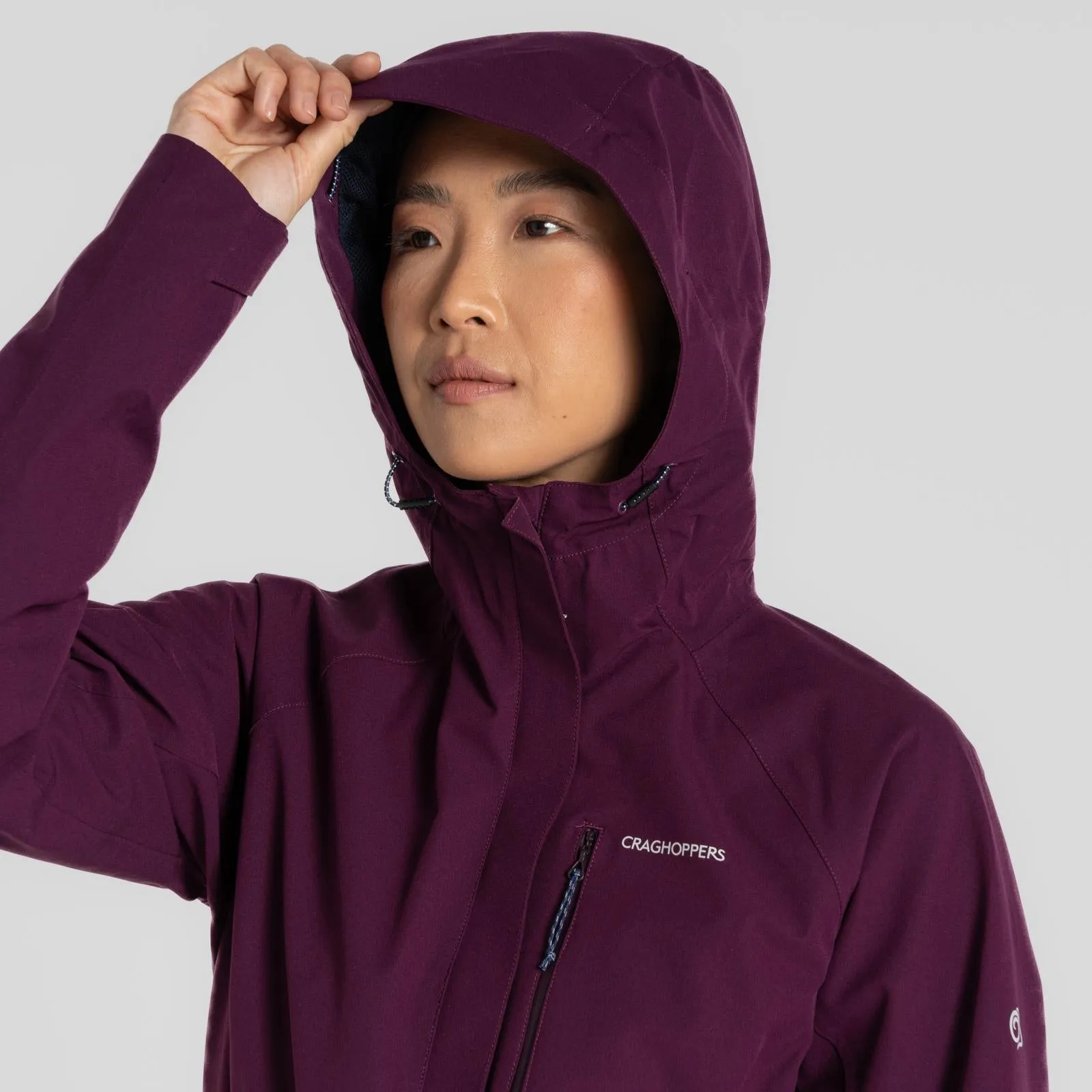 Craghoppers Womens Caldbeck Hooded Waterproof Jacket