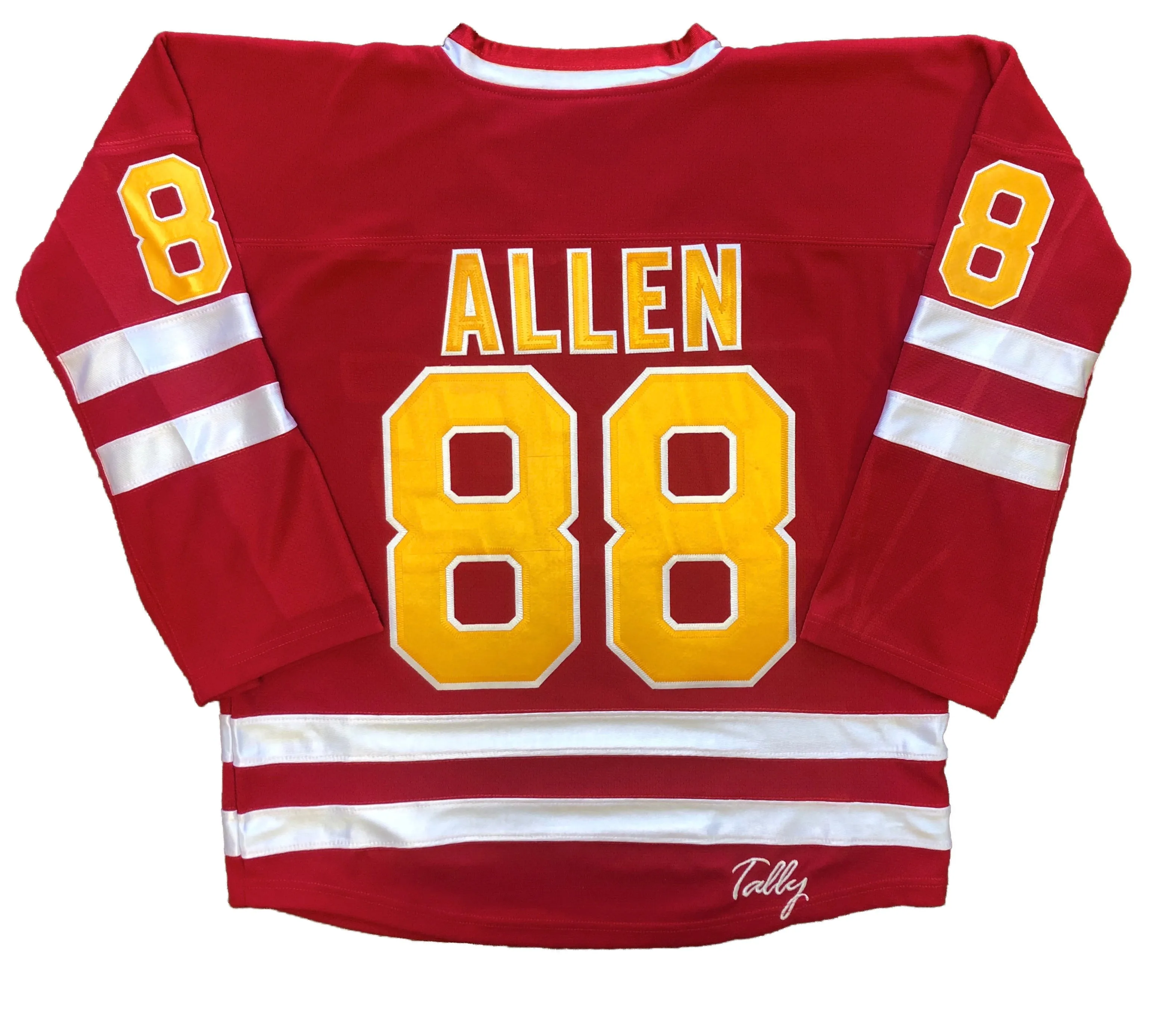 Custom Hockey Jerseys with a CHIEFS Twill Logo