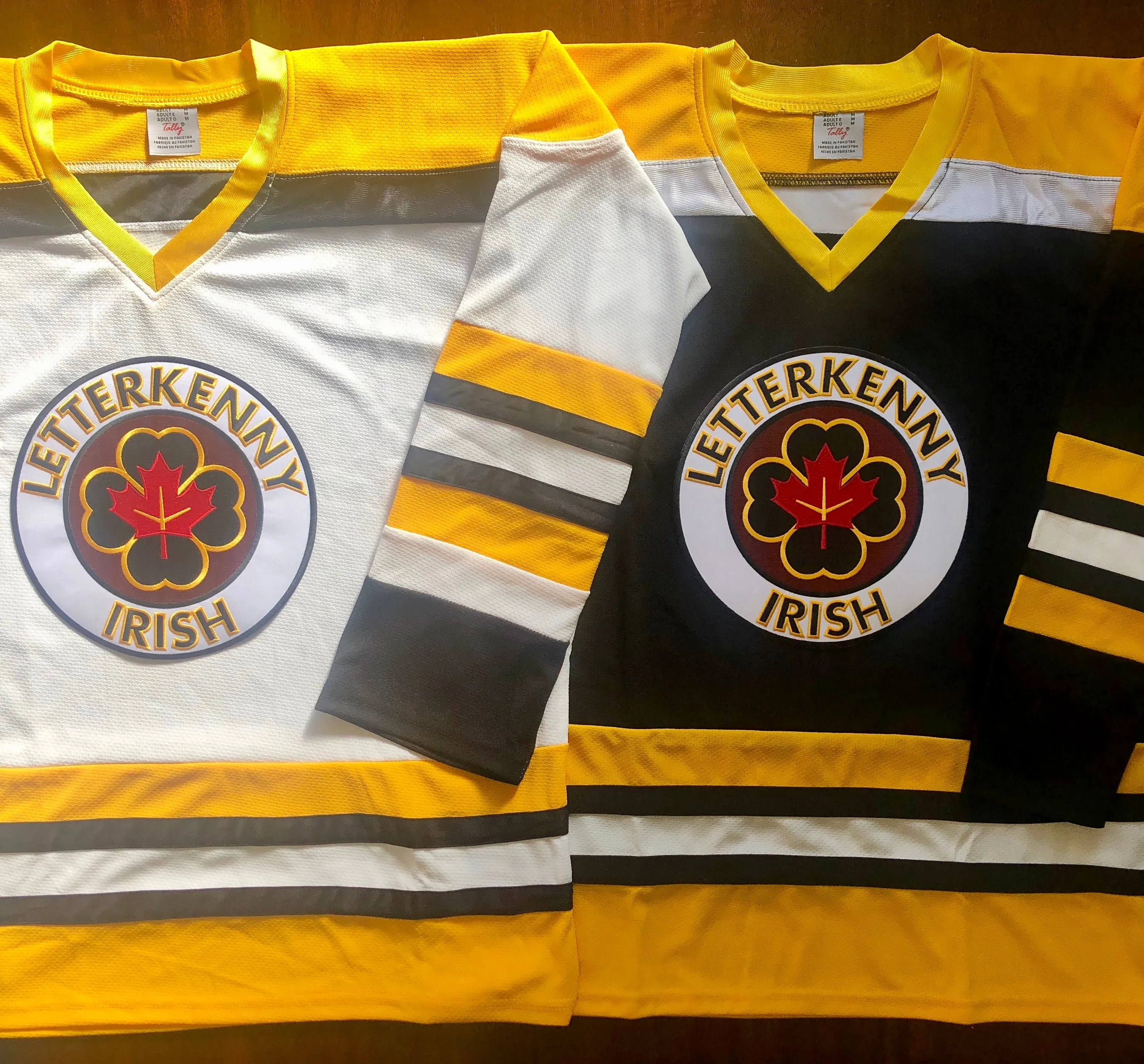 Custom Hockey Jerseys with a Letterkenny Twill Logo $69