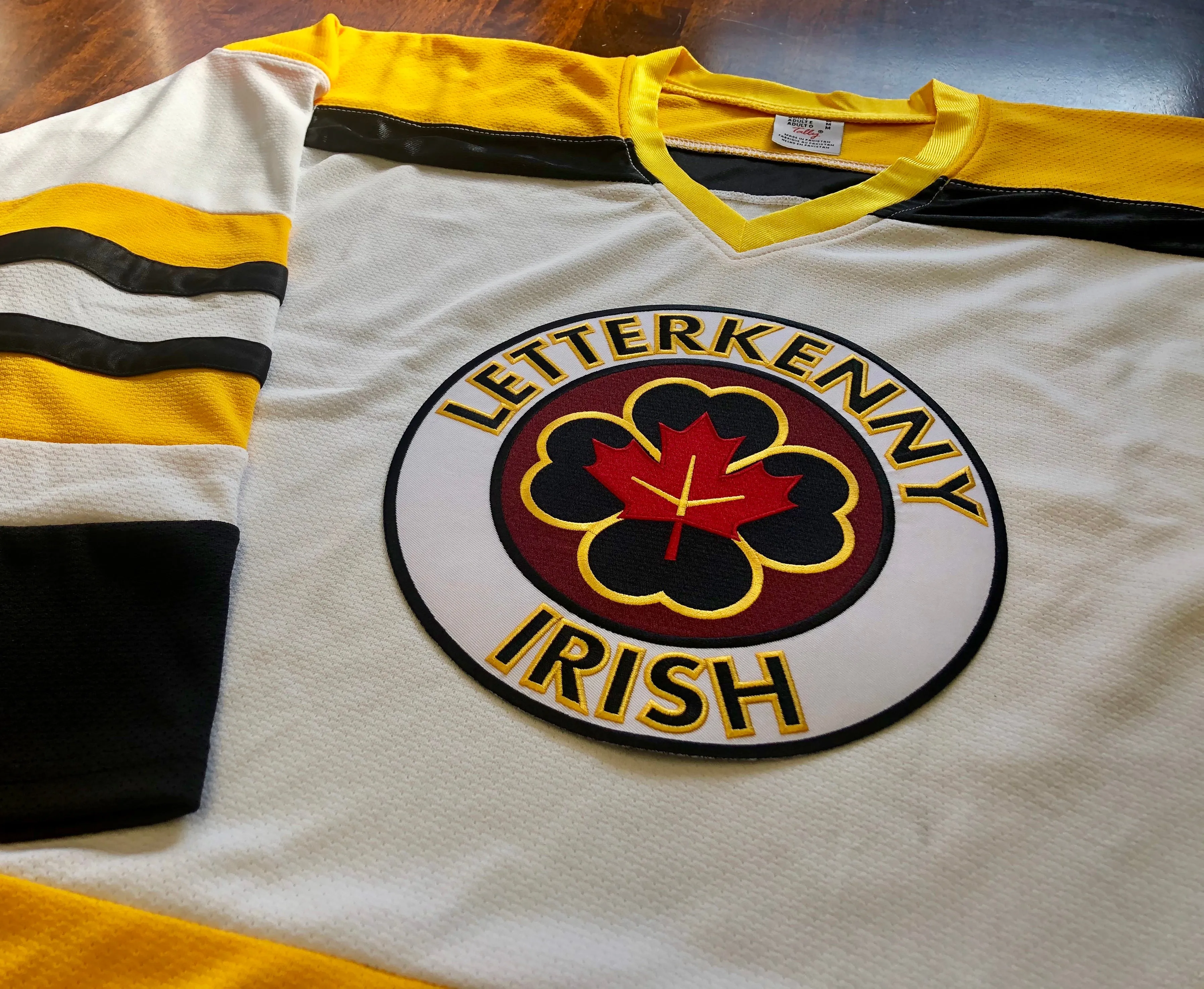 Custom Hockey Jerseys with a Letterkenny Twill Logo $69