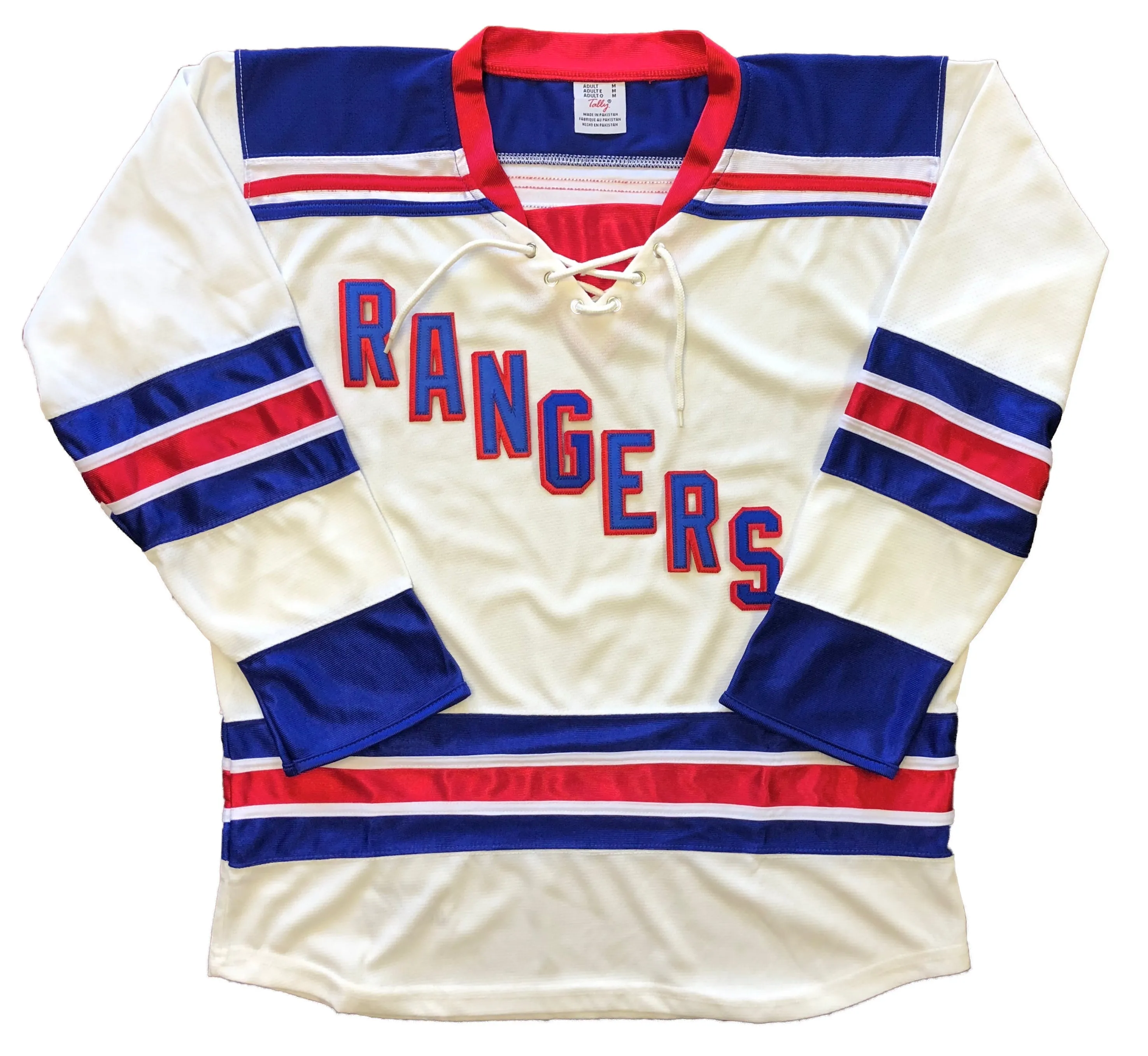 Custom Hockey Jerseys with Rangers in Twill Letters