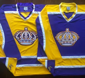 Custom Hockey Jerseys with the Kings Twill Logo