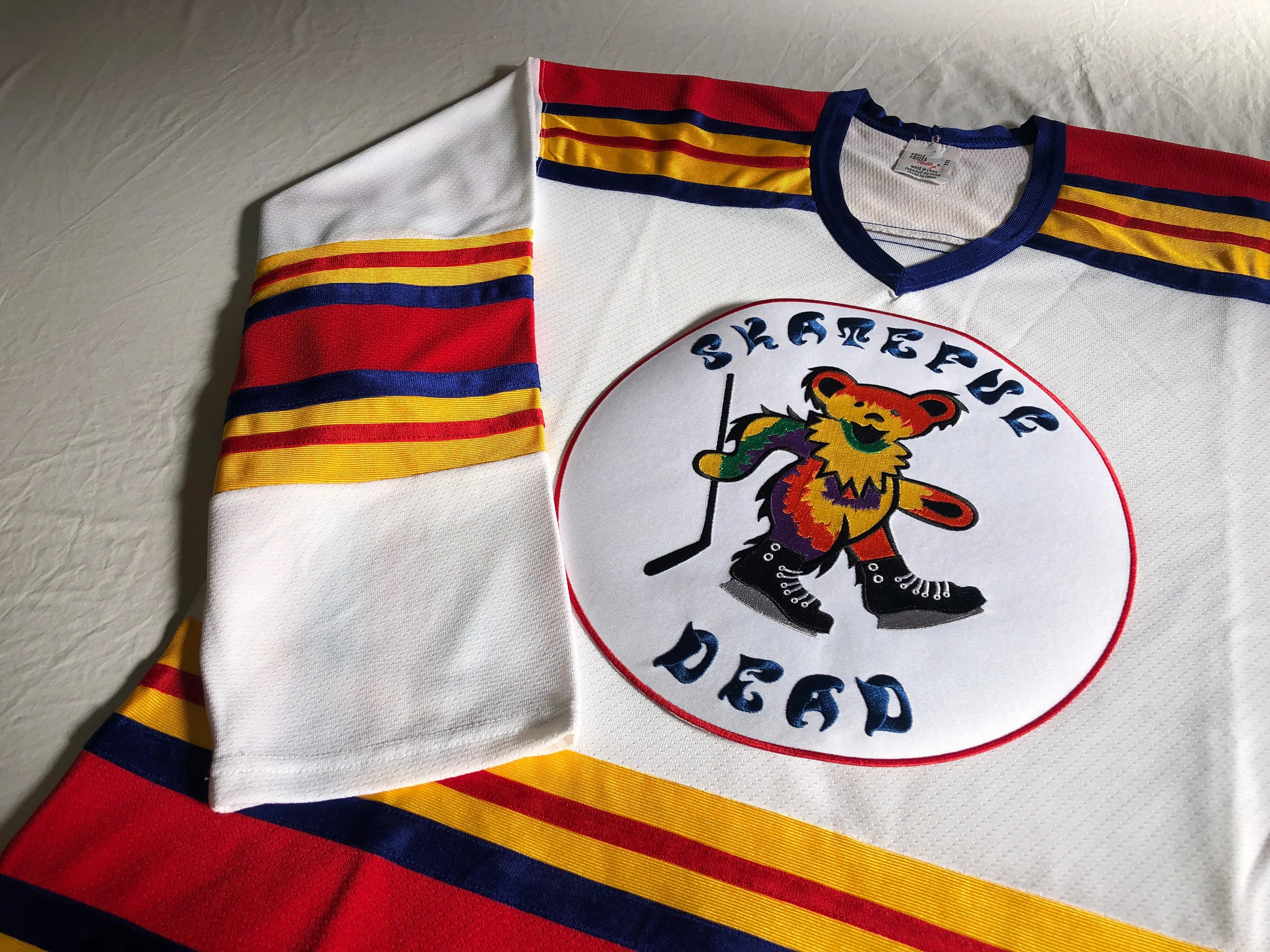 Custom Hockey Jerseys with the Skateful Dead Team Logo