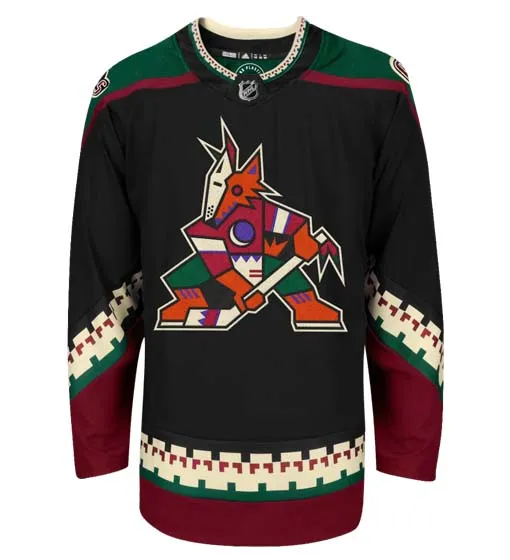 Customizable Arizona Coyotes Adidas Primegreen Authentic NHL Hockey Jersey     