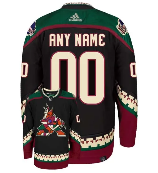 Customizable Arizona Coyotes Adidas Primegreen Authentic NHL Hockey Jersey     