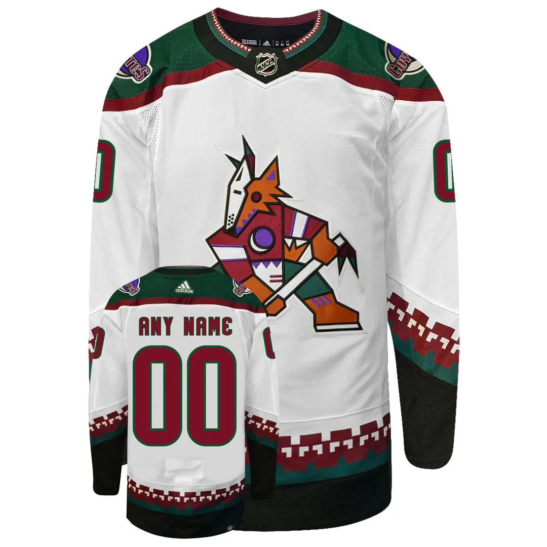 Customizable Arizona Coyotes Adidas Primegreen Authentic NHL Hockey Jersey     