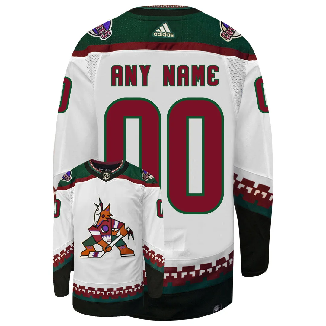 Customizable Arizona Coyotes Adidas Primegreen Authentic NHL Hockey Jersey     