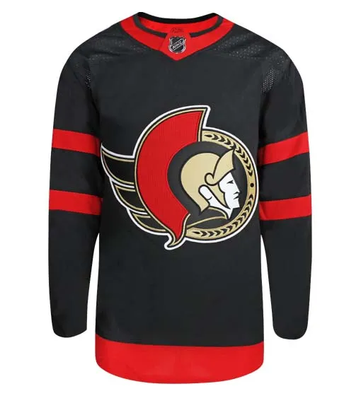 Customizable Ottawa Senators Adidas Primegreen Authentic NHL Hockey Jersey     