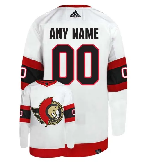 Customizable Ottawa Senators Adidas Primegreen Authentic NHL Hockey Jersey     