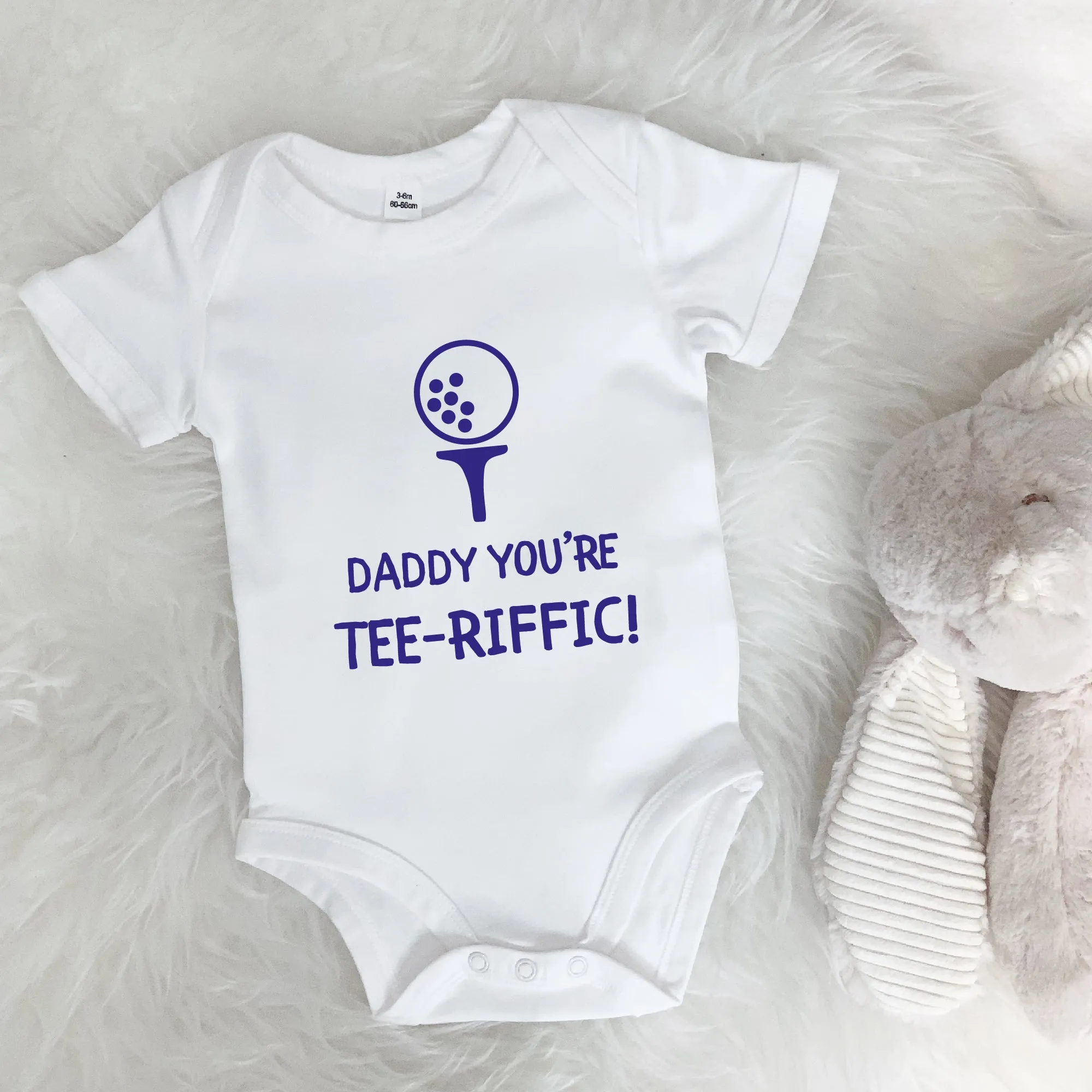 Daddy You're Tee Riffic Golf Babygrow