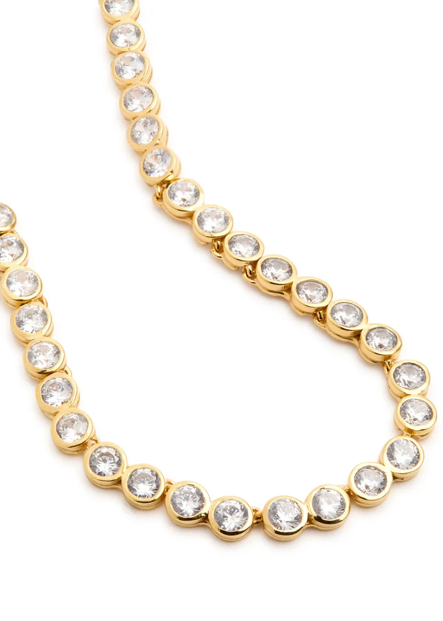 DAPHINE Chris 18kt gold tennis necklace -                         -                     -                