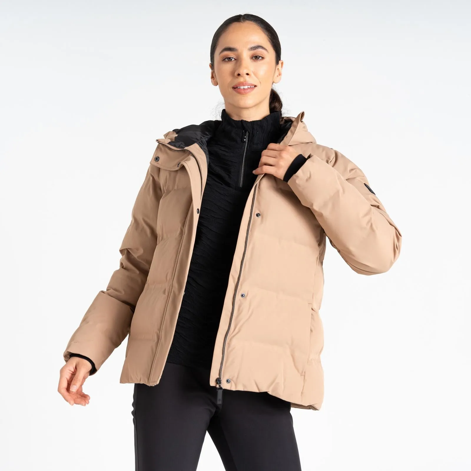 Dare 2b Womens Entrusted Hooded Padded Ski Jacket