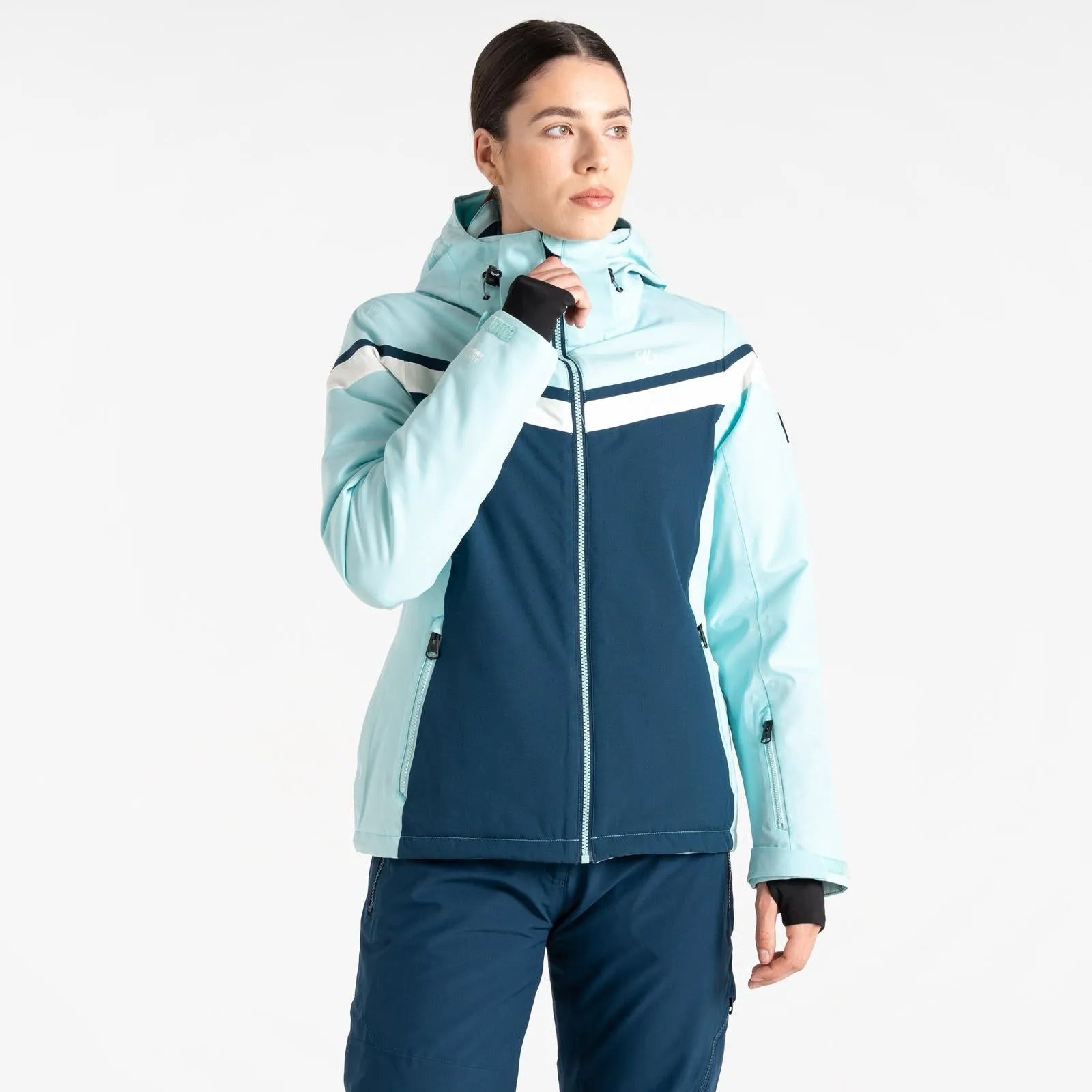 Dare 2b Womens Flurry Hooded Waterproof Ski Jacket