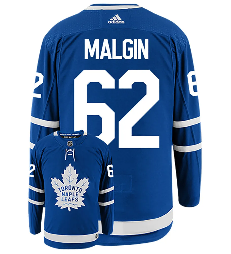 Denis Malgin Toronto Maple Leafs Adidas Authentic Home NHL Hockey Jersey     