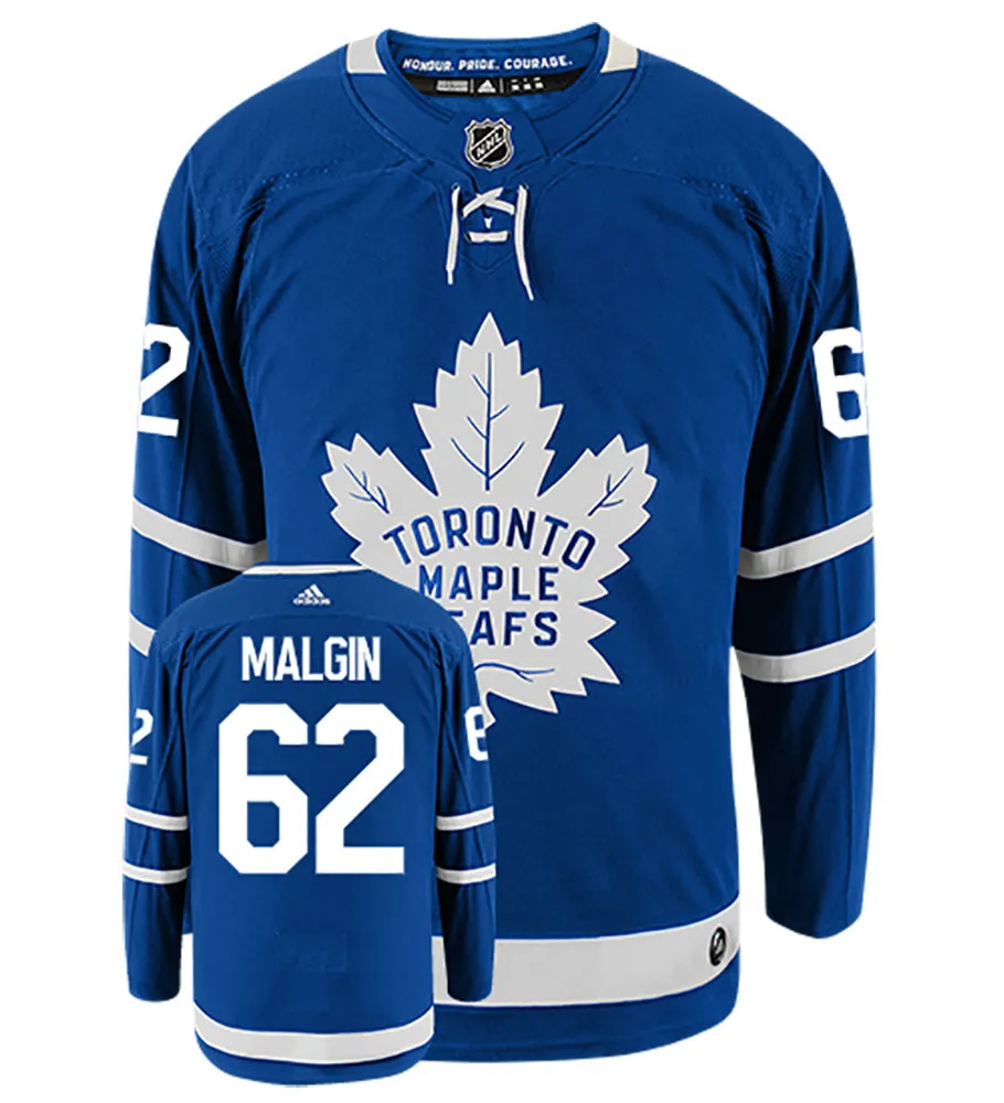 Denis Malgin Toronto Maple Leafs Adidas Authentic Home NHL Hockey Jersey     