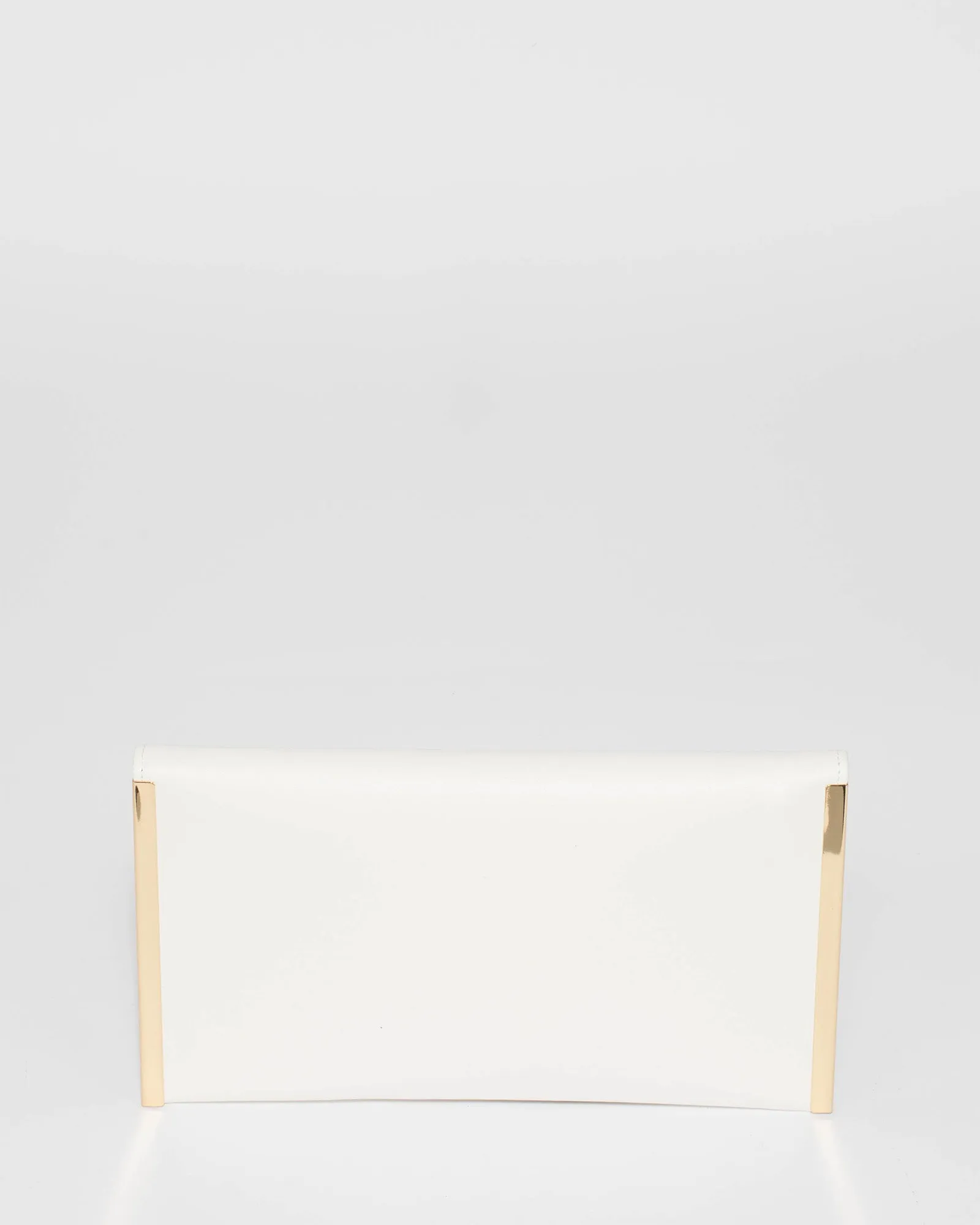 Didi White Clutch Bag