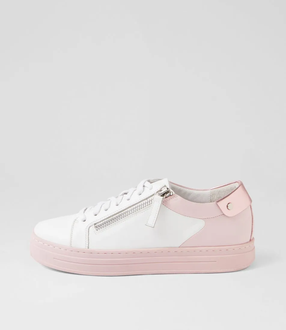 DJANGO & JULIETTE Noxxie White Pink Multi Sneakers