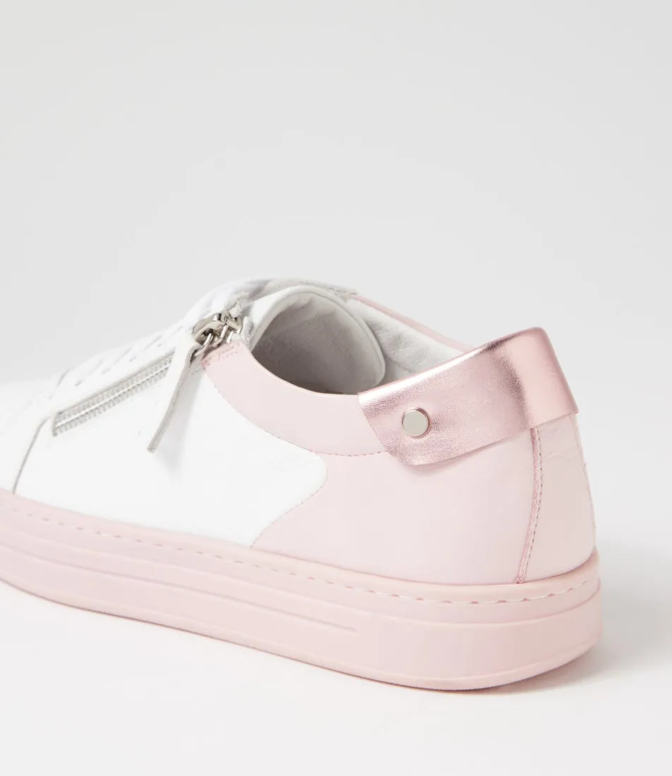 DJANGO & JULIETTE Noxxie White Pink Multi Sneakers