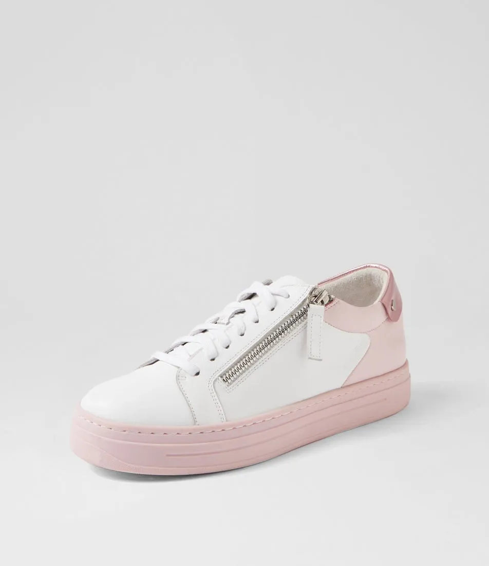 DJANGO & JULIETTE Noxxie White Pink Multi Sneakers