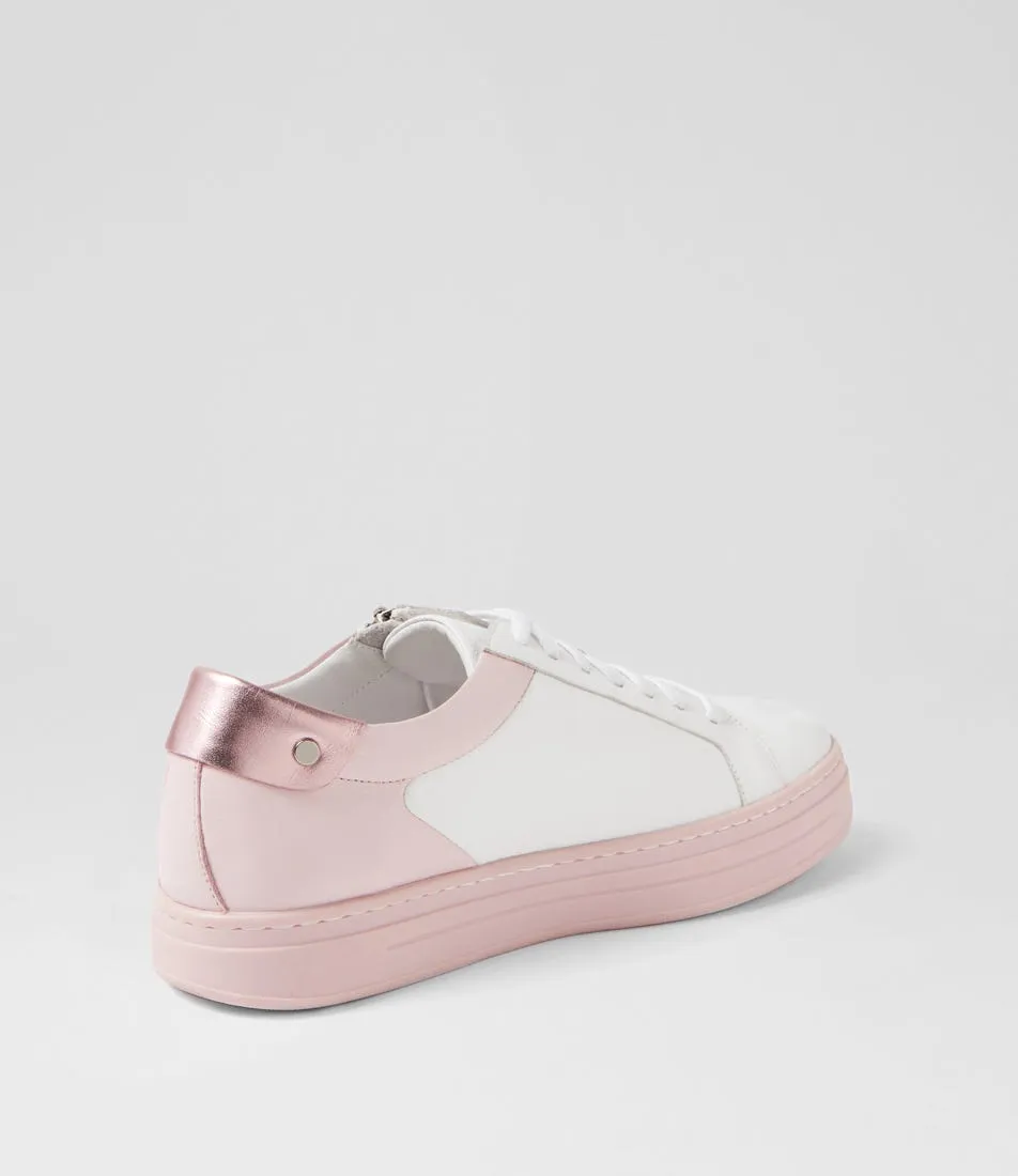 DJANGO & JULIETTE Noxxie White Pink Multi Sneakers