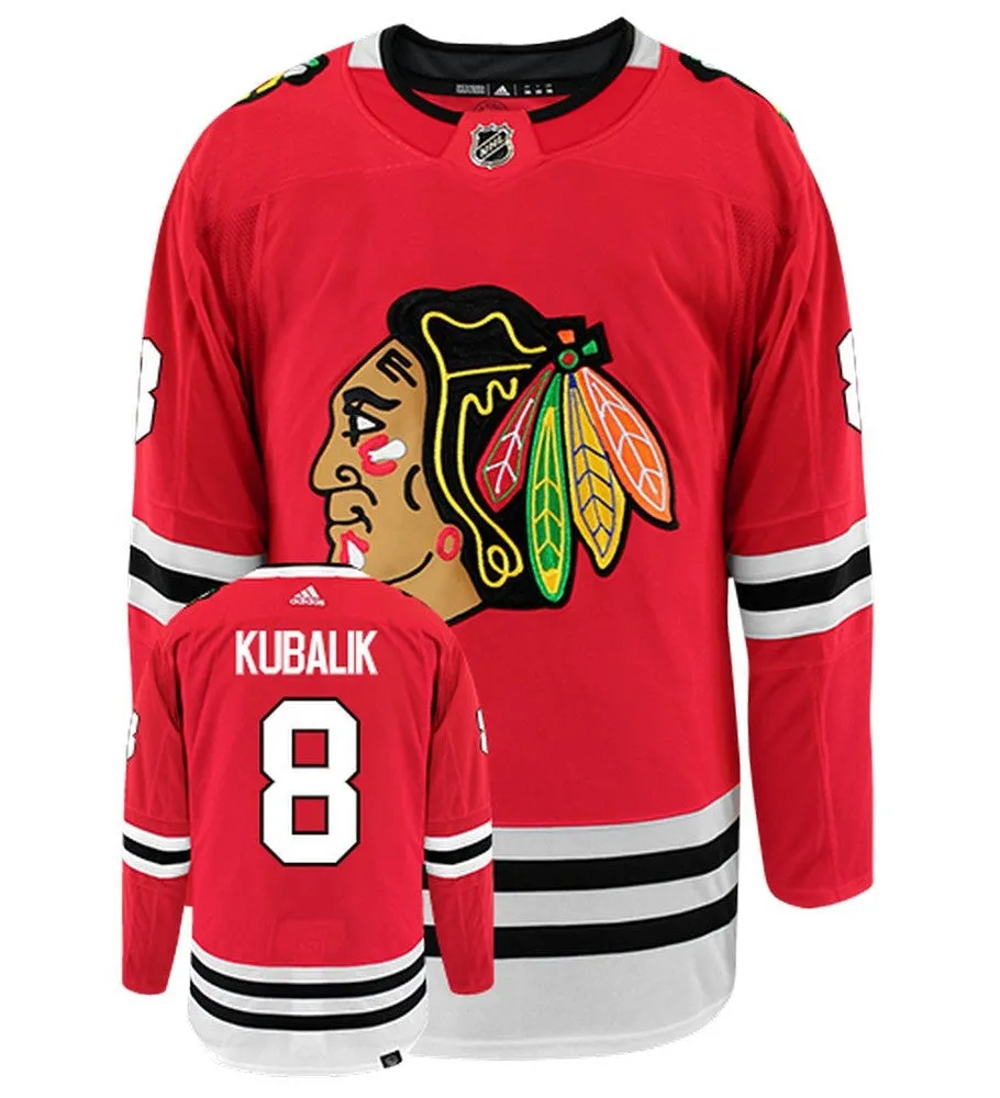 Dominik Kubalik Chicago Blackhawks Adidas Primegreen Authentic NHL Hockey Jersey     