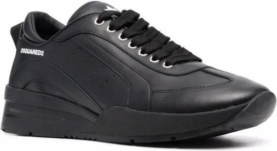 DSQUARED2 round-toe lace-up sneakers Black