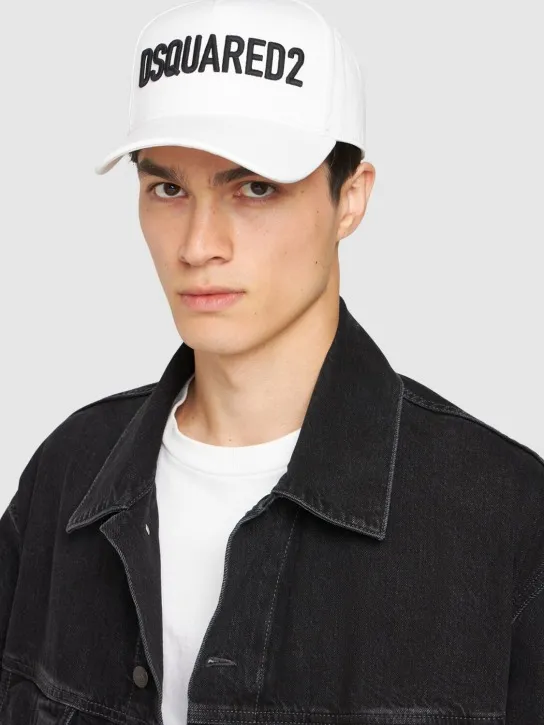 Dsquared2   Technicolor cotton baseball cap 