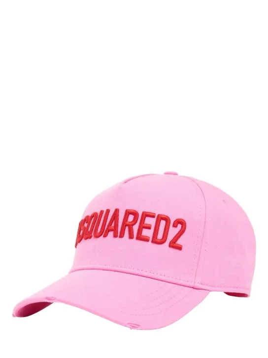 Dsquared2   Technicolor embroidered baseball cap 