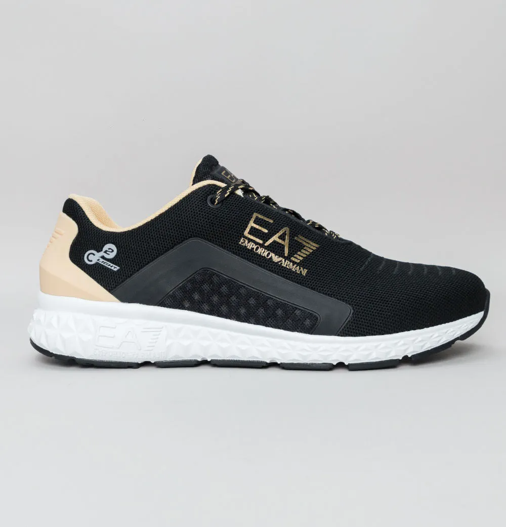 EA7 Emporio Armani Spirit C2 Runner Trainers Black/Gold