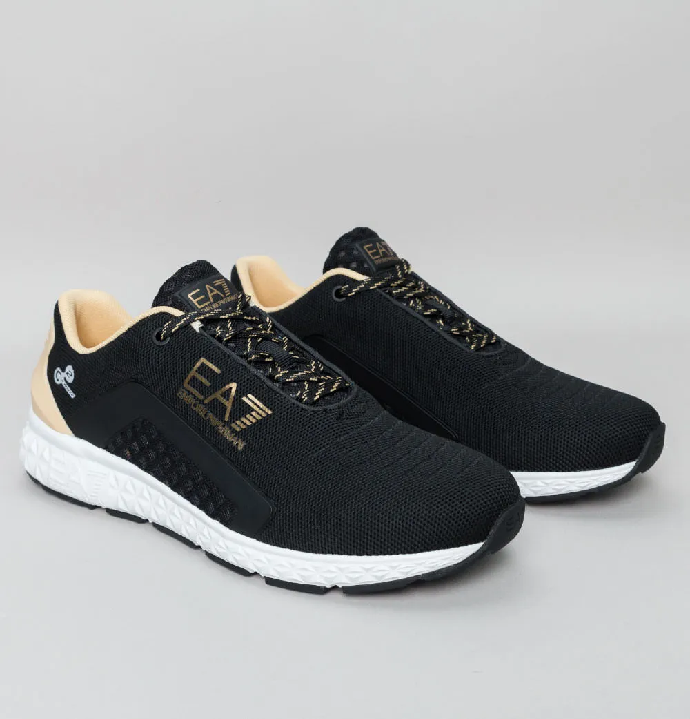 EA7 Emporio Armani Spirit C2 Runner Trainers Black/Gold