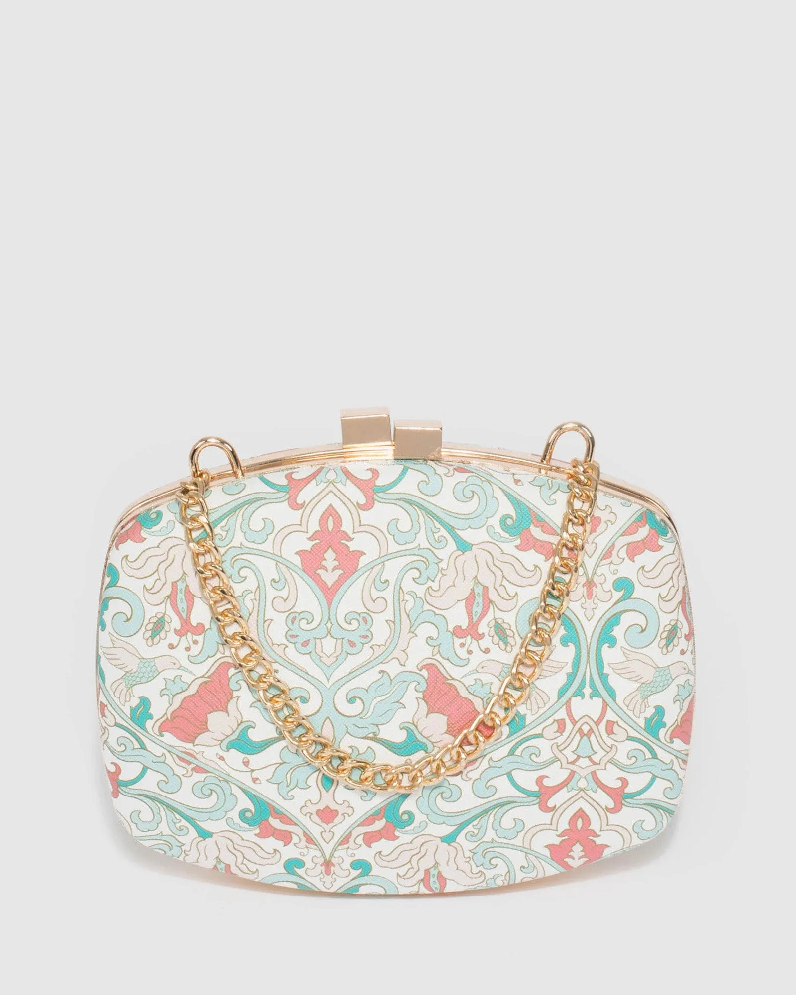 Eden Print Clutch Bag