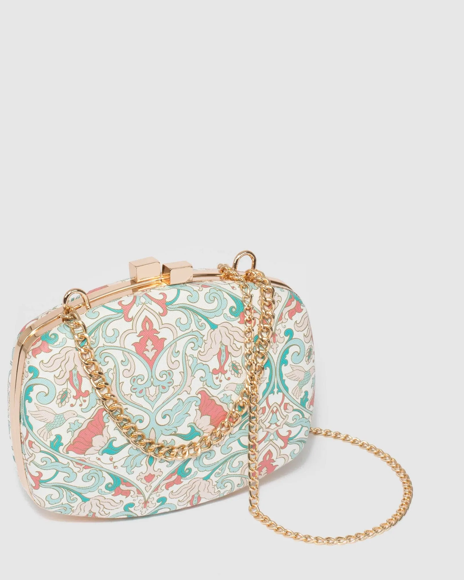 Eden Print Clutch Bag