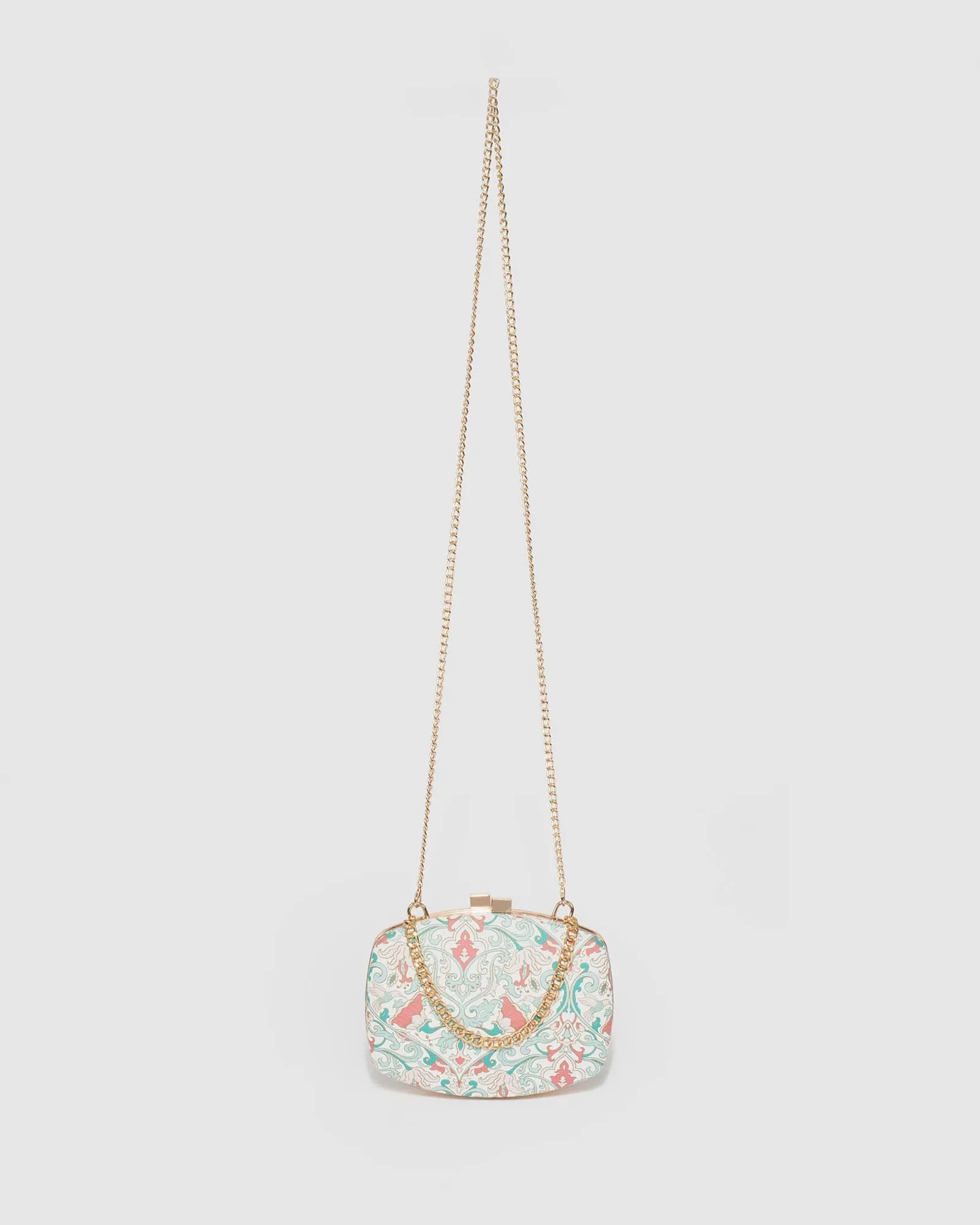 Eden Print Clutch Bag