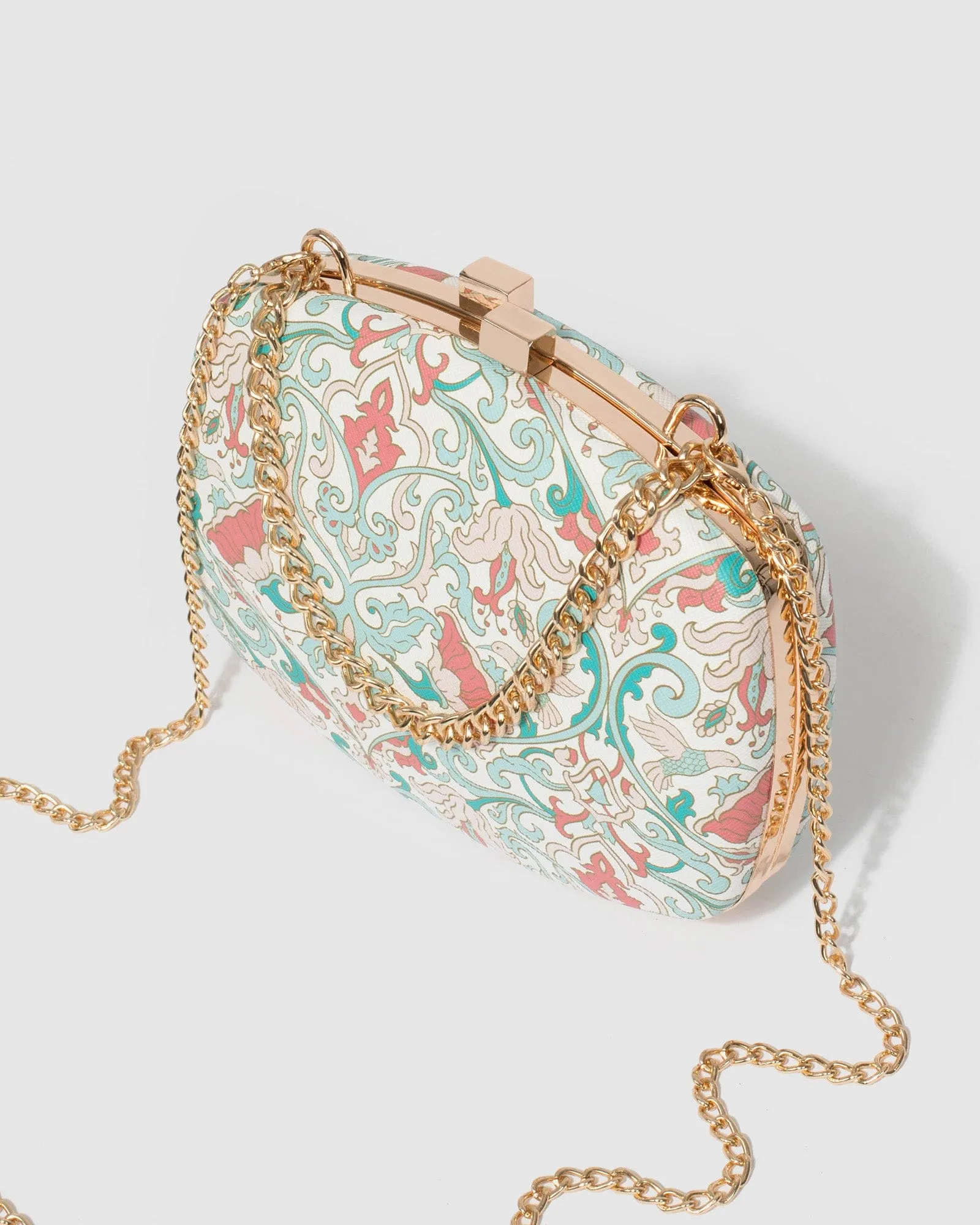 Eden Print Clutch Bag