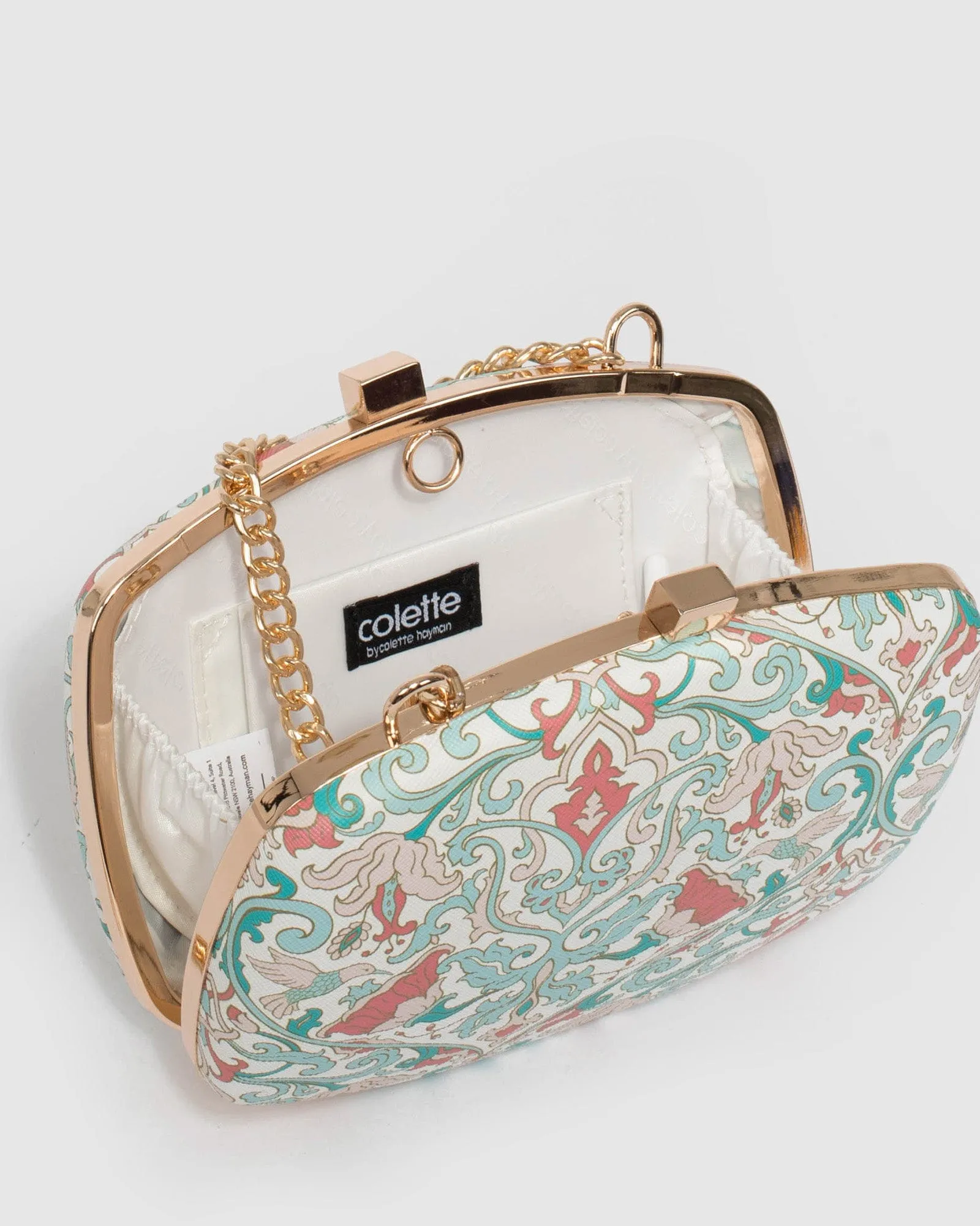 Eden Print Clutch Bag