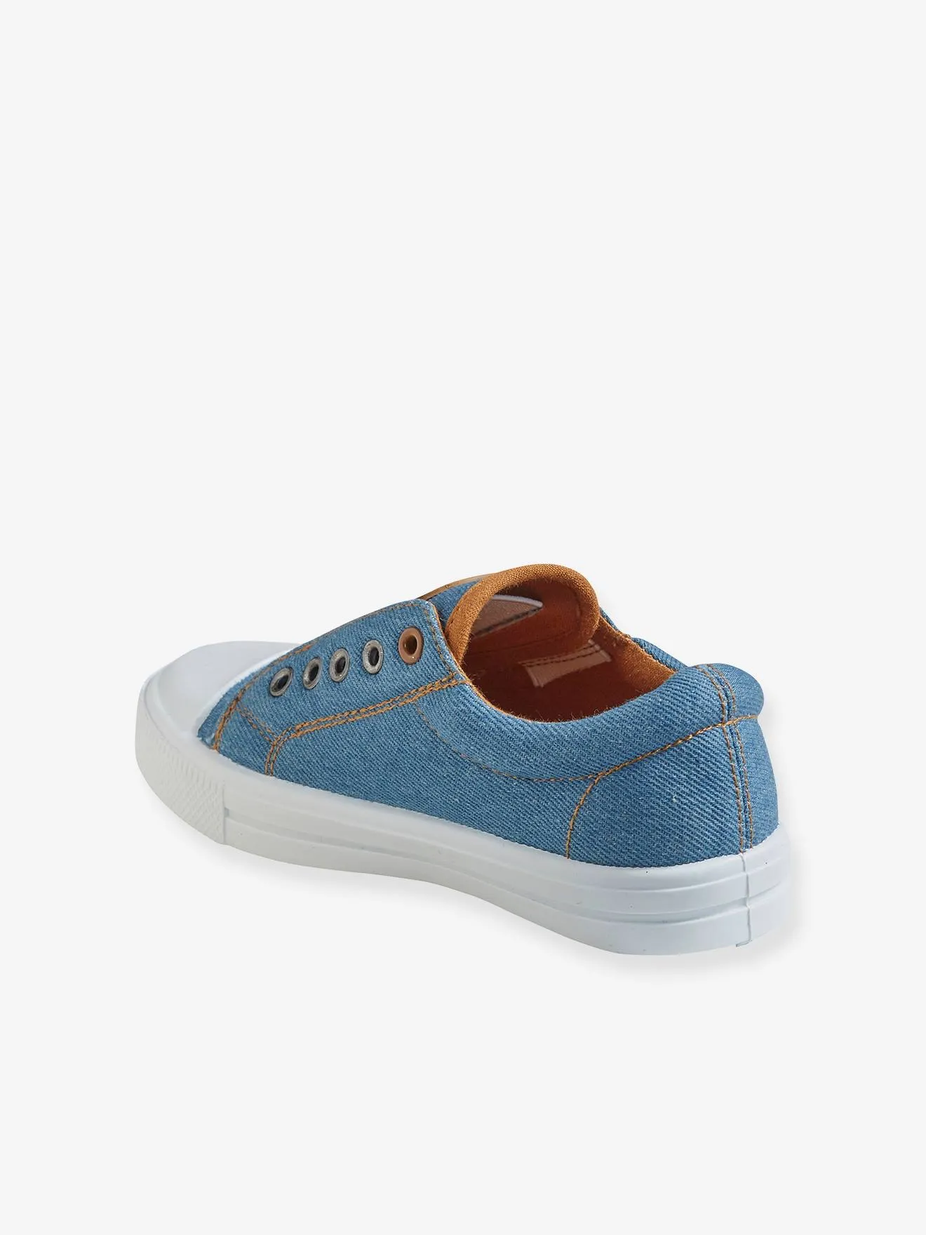 Elasticated Canvas Trainers for Boys - green/print