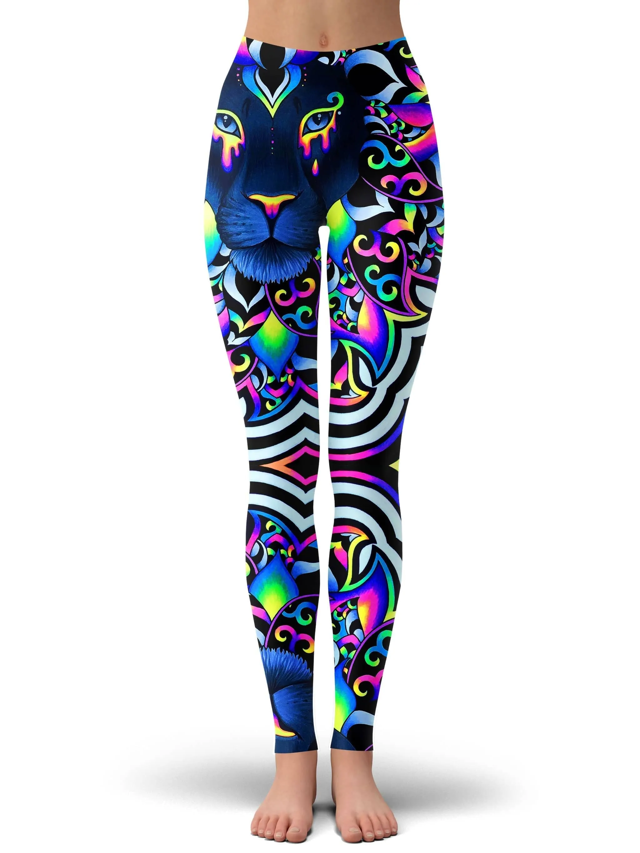 Electric Lion Hoodie and Leggings Combo