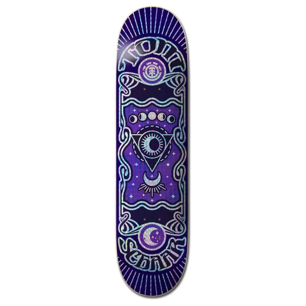 Element Tarot Moon Schaar Skateboard Deck 8.6