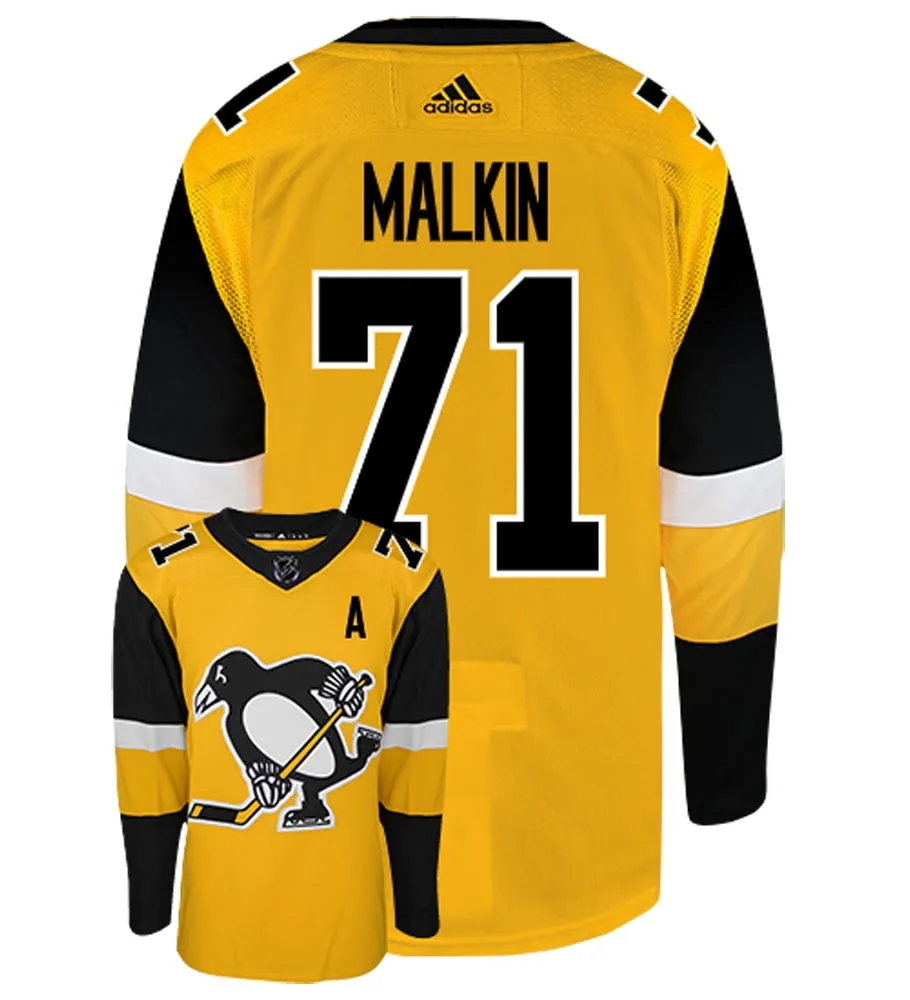 Evgeni Malkin Pittsburgh Penguins Adidas Authentic Third NHL Hockey Jersey     