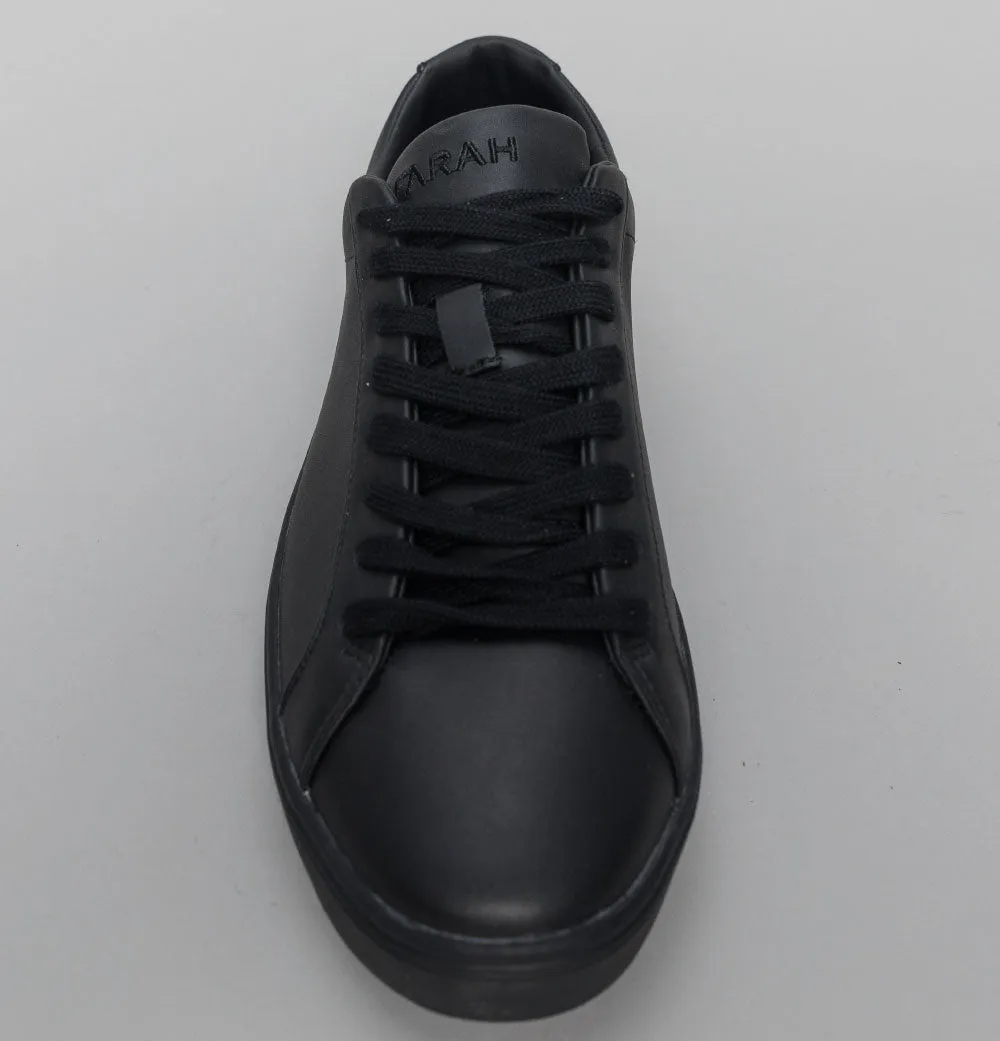 Farah Rigby Cupsole Trainers Black Mono