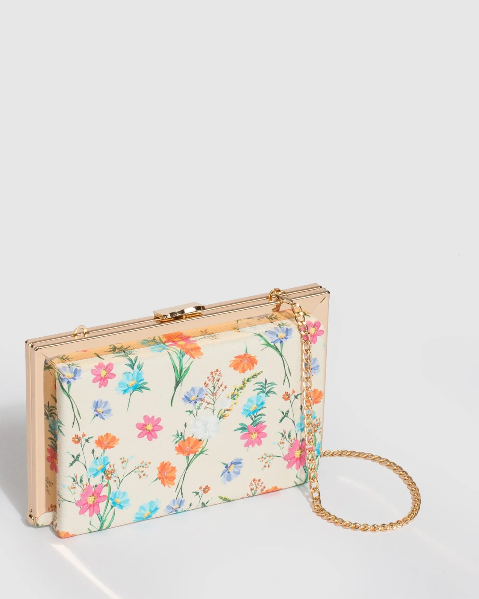 Flower Print Aisha Clutch Bag