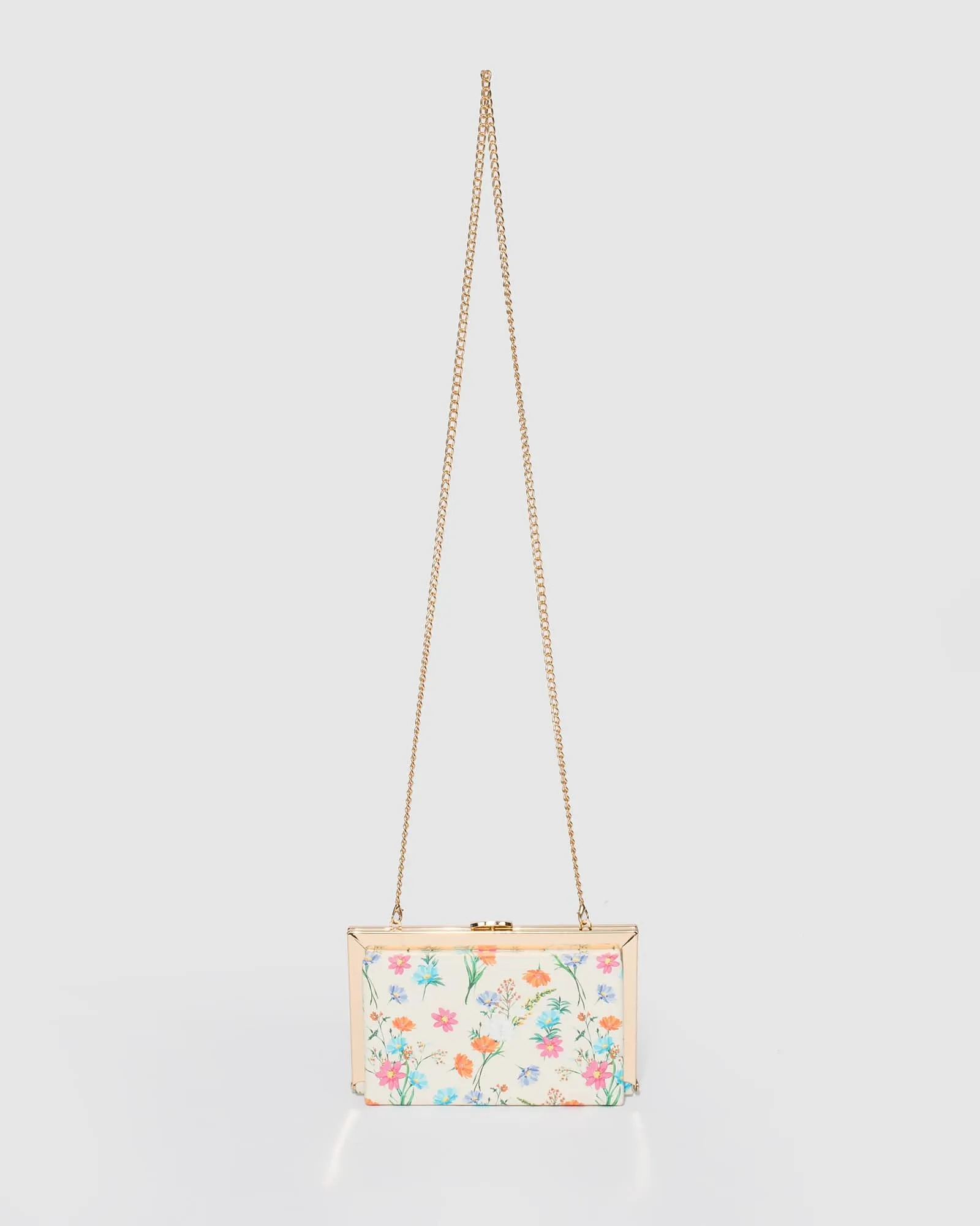 Flower Print Aisha Clutch Bag